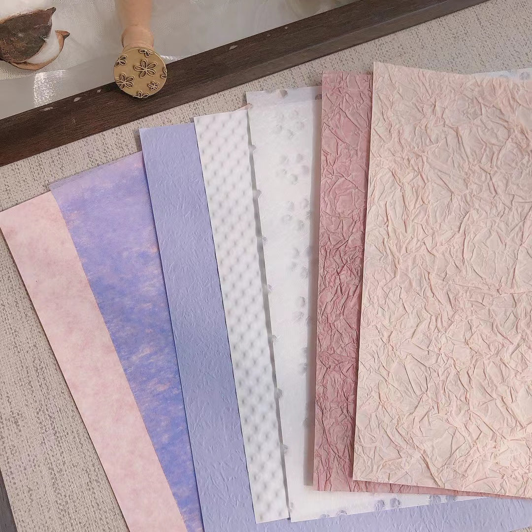30 PCS Handmade Mesh Paper Pack