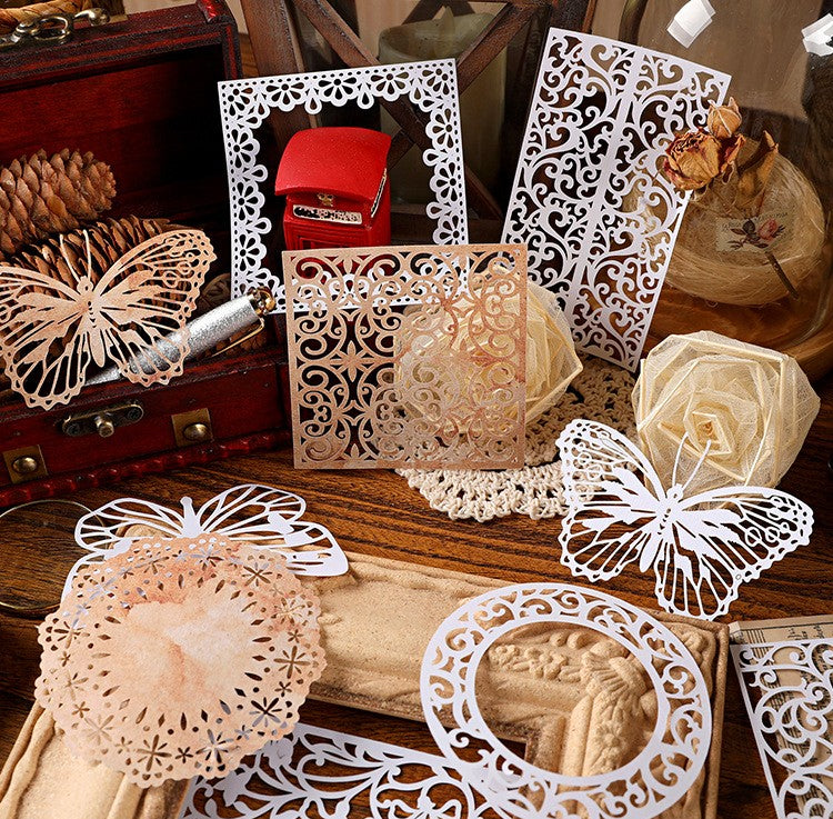 20PCS Hollow Out Paper Material
