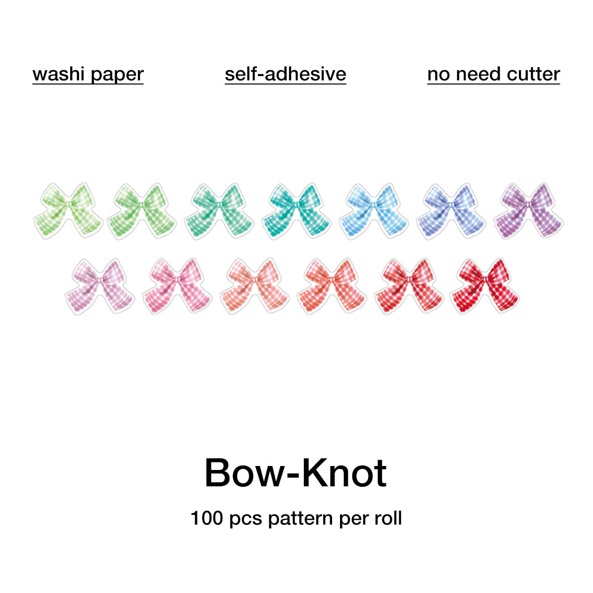 Flowers And Animals Shaped Pattern Washi Tape
