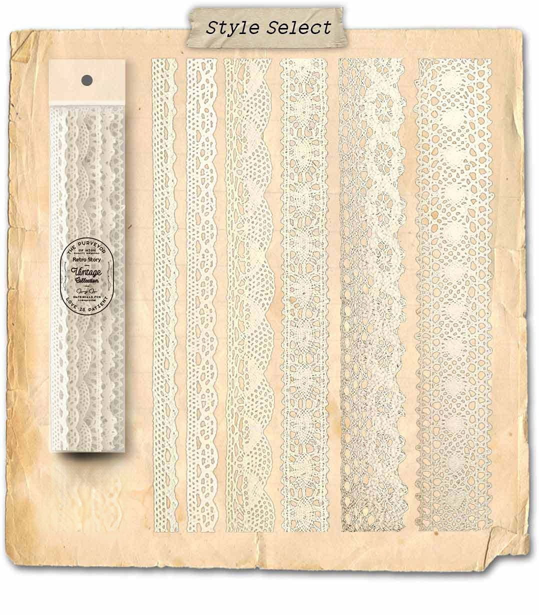 Retro Story Lace Cloth