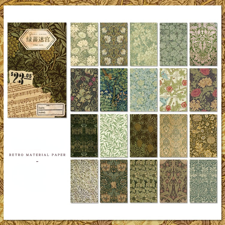 60 PCS Morris Material Paper