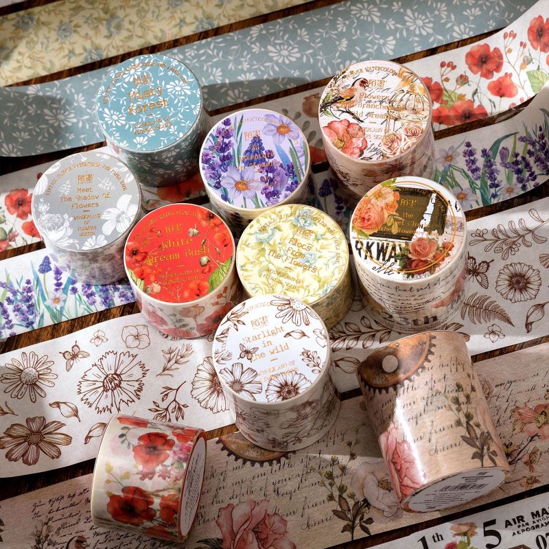Wonderland Of Flowers Washi Tape