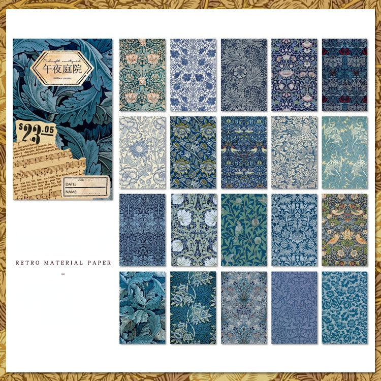 60 PCS Morris Material Paper