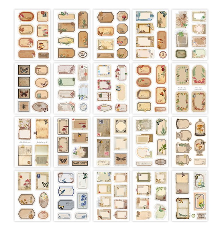20 Sheets Glorious Precut Decor Stickers